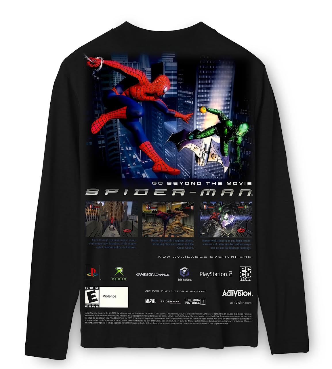 Spider-Man Game Tee  Long Sleeve